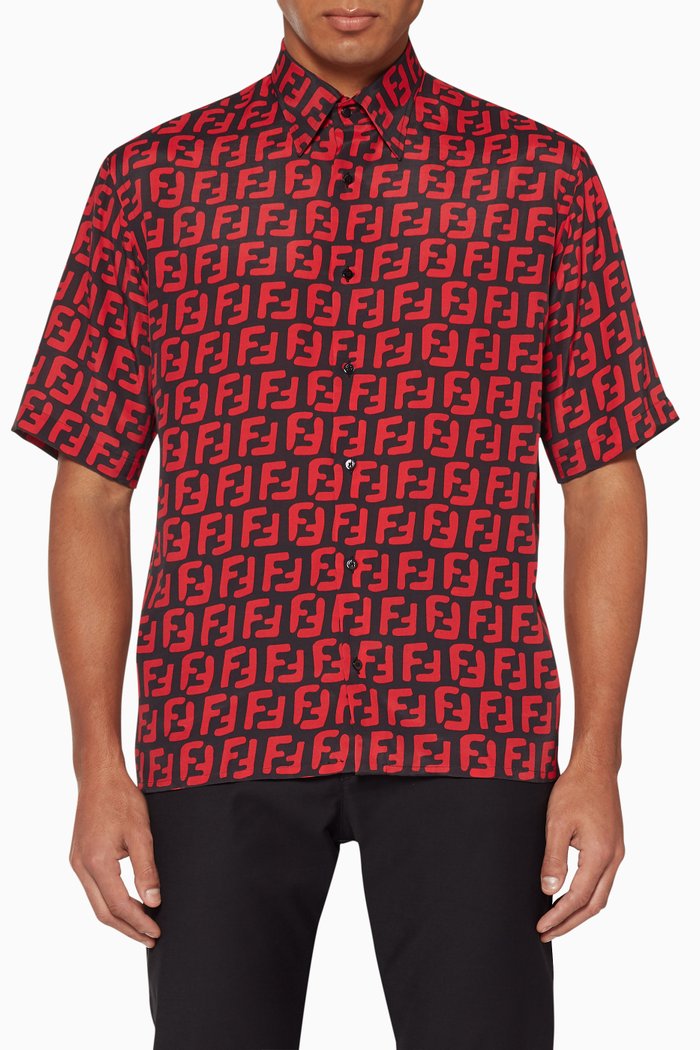 

FF Logo-Print Shirt, Black