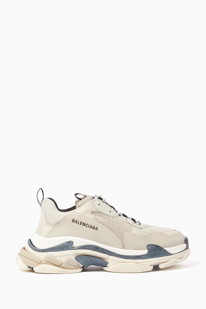 Off-White Triple S Lace-Up Sneakers, Multicolour