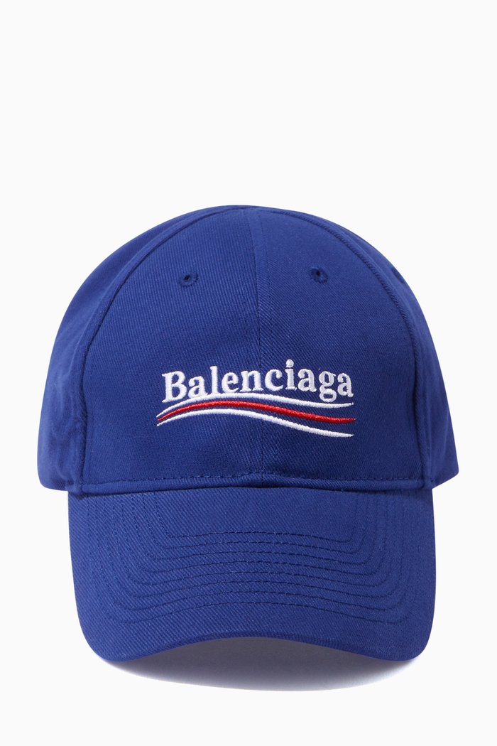Political Logo Baseball Cap, Blue
