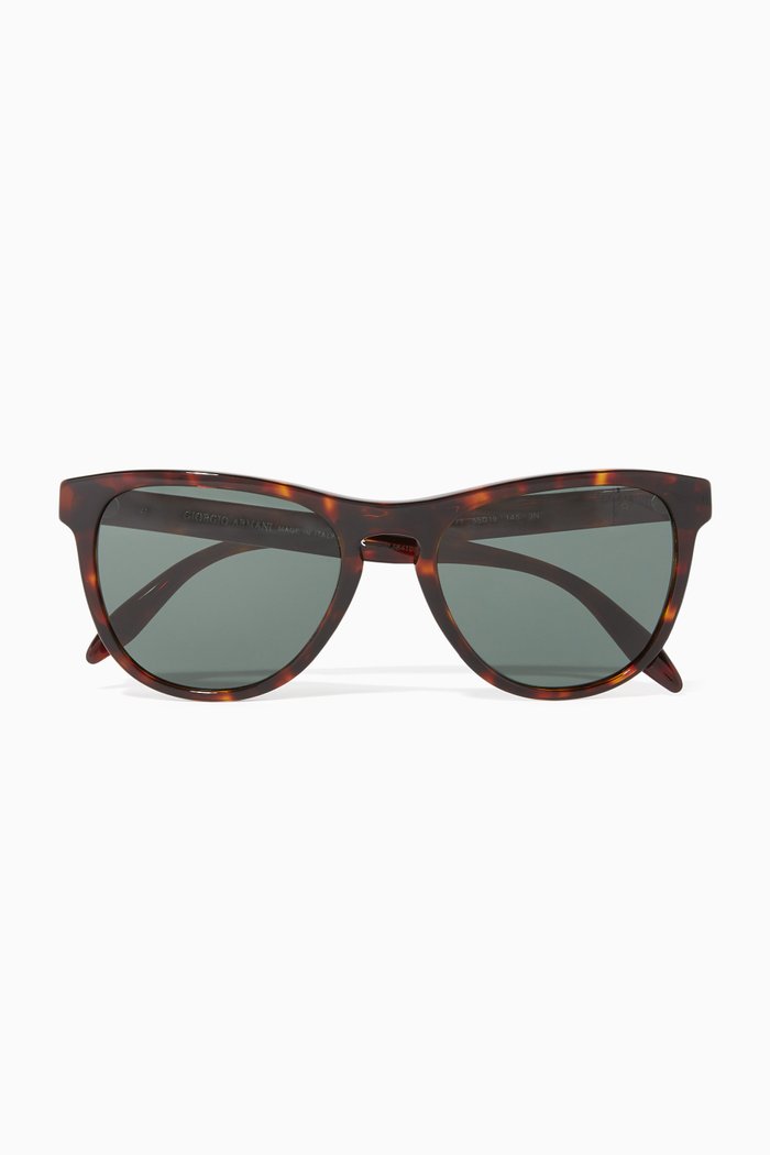 

Rectangular Acetate Sunglasses, Green