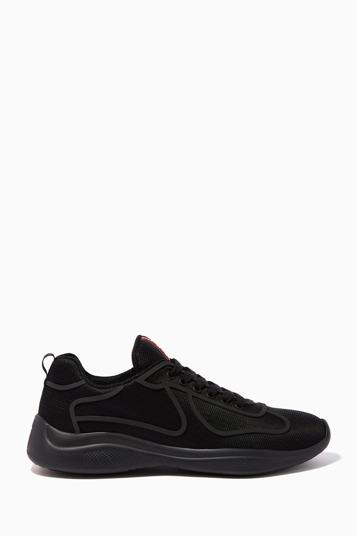 

Black America's Cup Mesh Sneakers