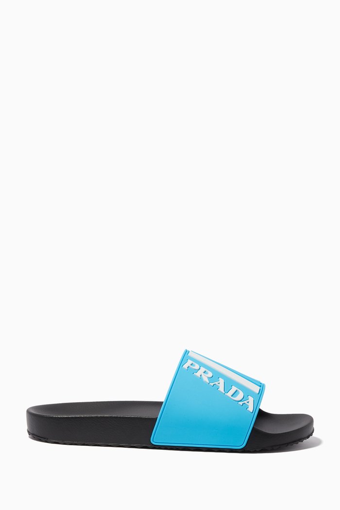 

Blue Logo Rubber Slides