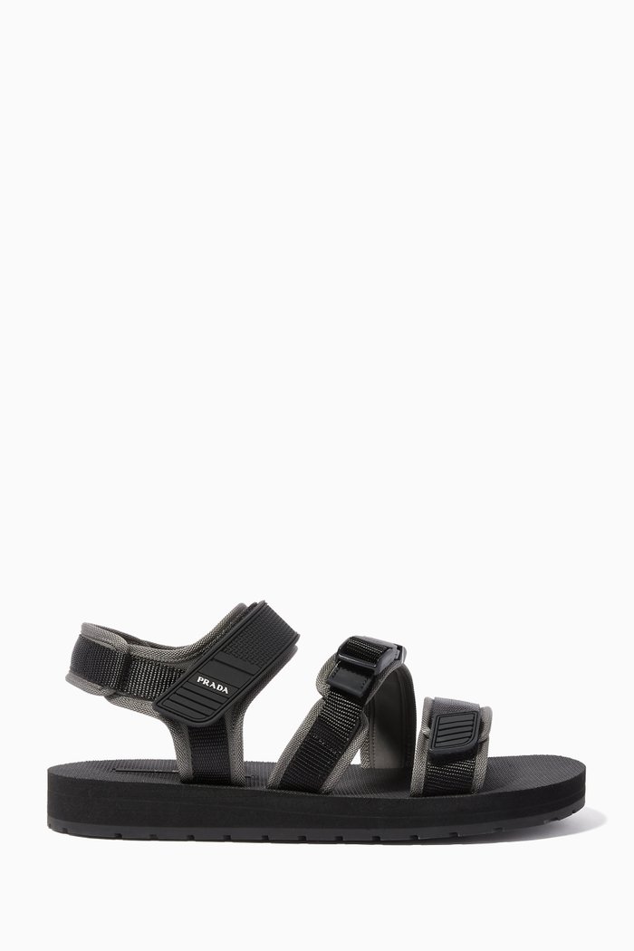 

Black Nylon Tech Sandals