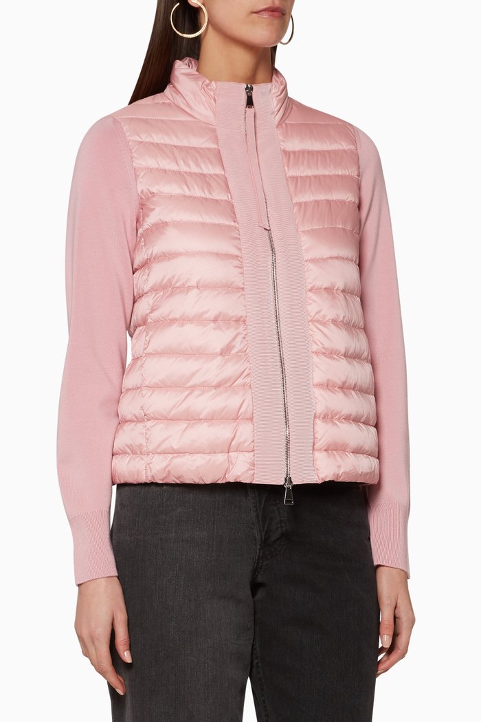 

Light-Pink Tricot Cardigan