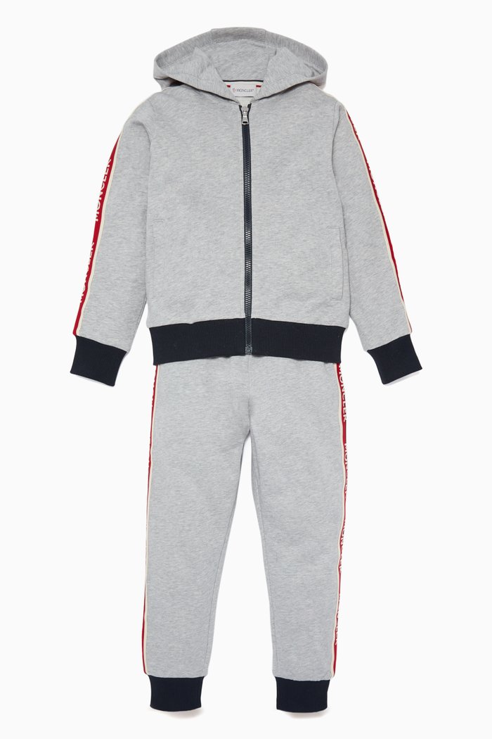 

Grey Logo Stripe Tape Tracksuit