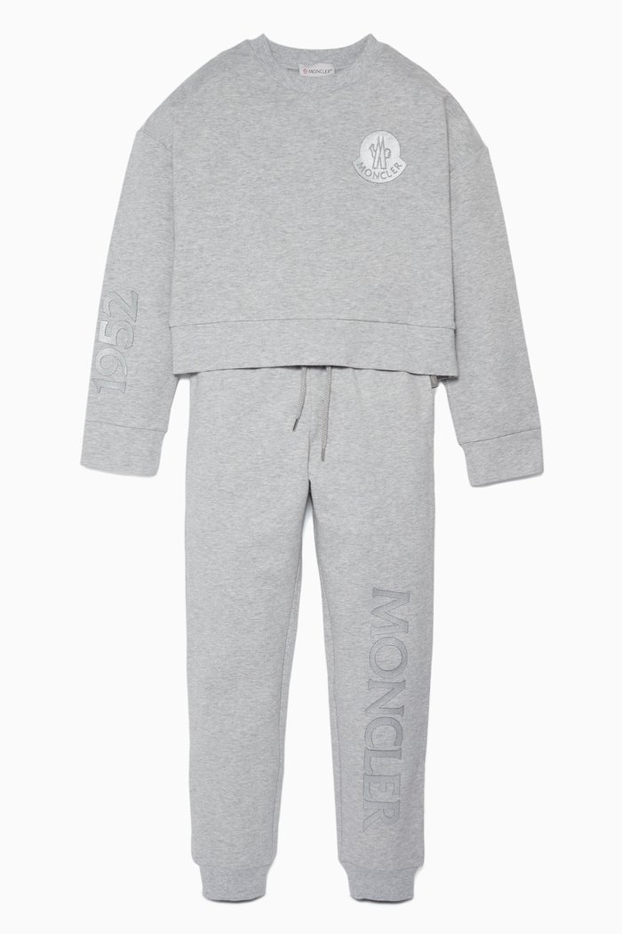 

Grey Sweater & Track Pants Set