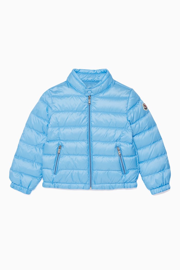 

Sky-Blue Acorus Quilted Jacket