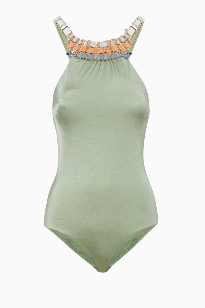 

Green One-Piece Ramses Swimsuit