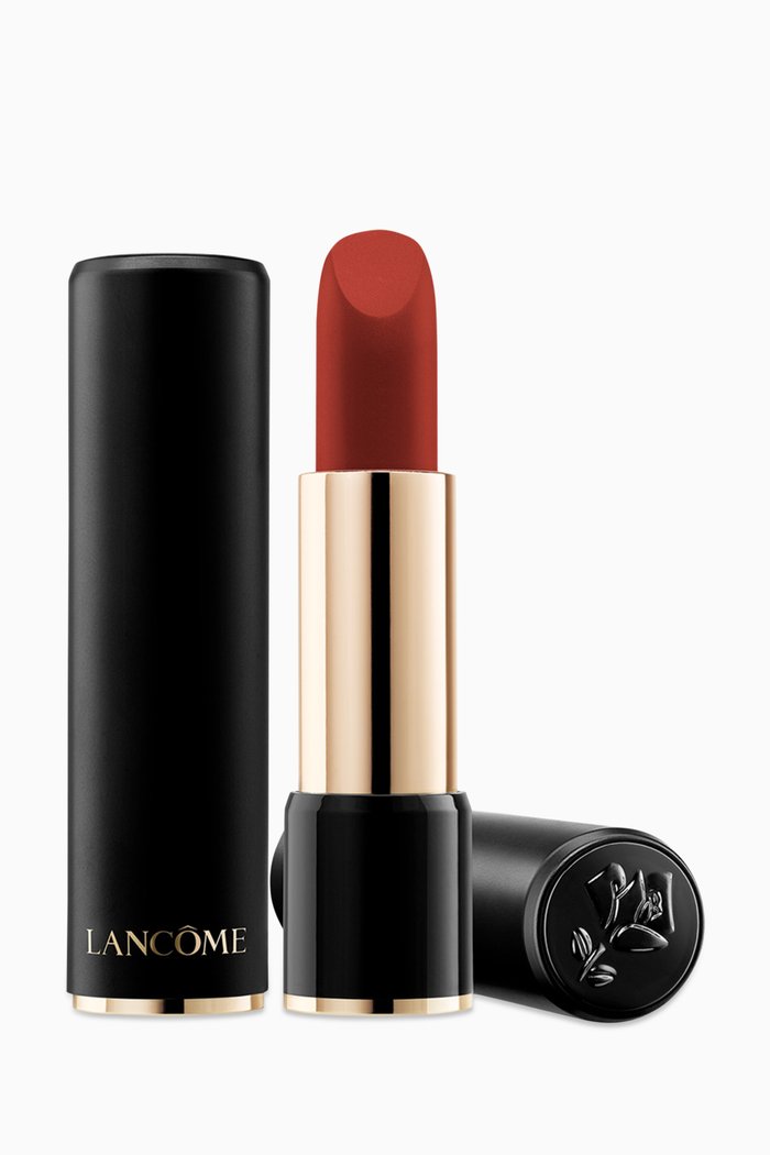 

#196 Orange Sanguine L'Absolu Rouge Drama Matte Lipstick, Multicolour