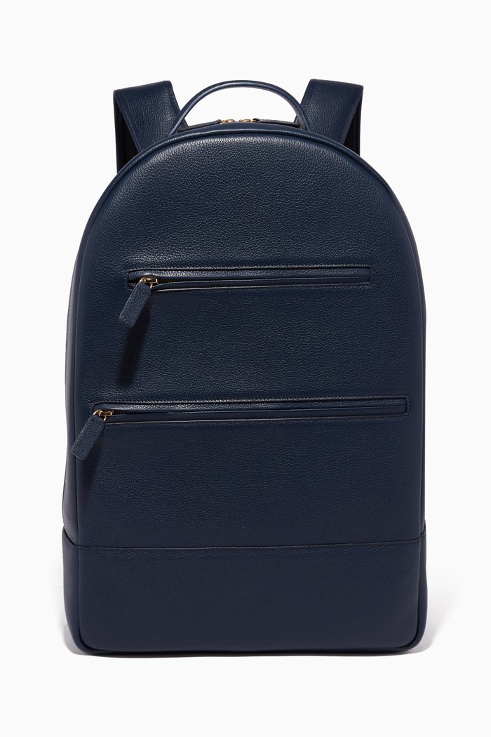 

Nomad Leather Backpack, Blue