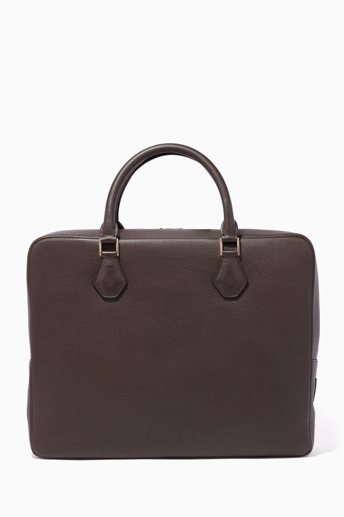 

Brown Warfield Single Leather Briefcase
