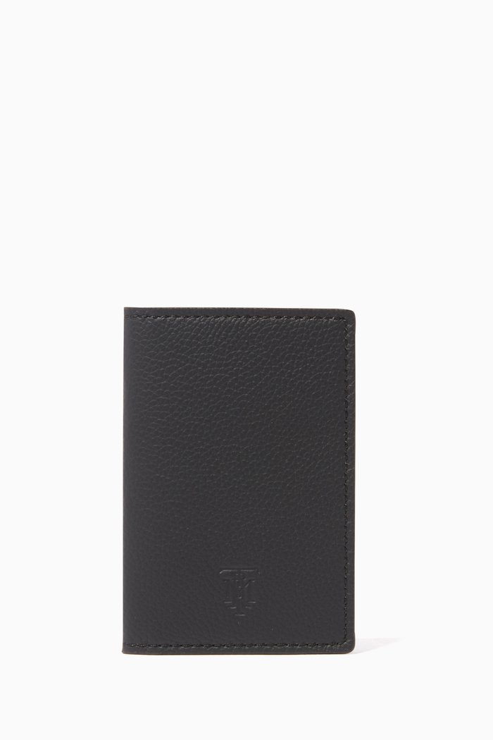 Black Leather Sim Card Wallet