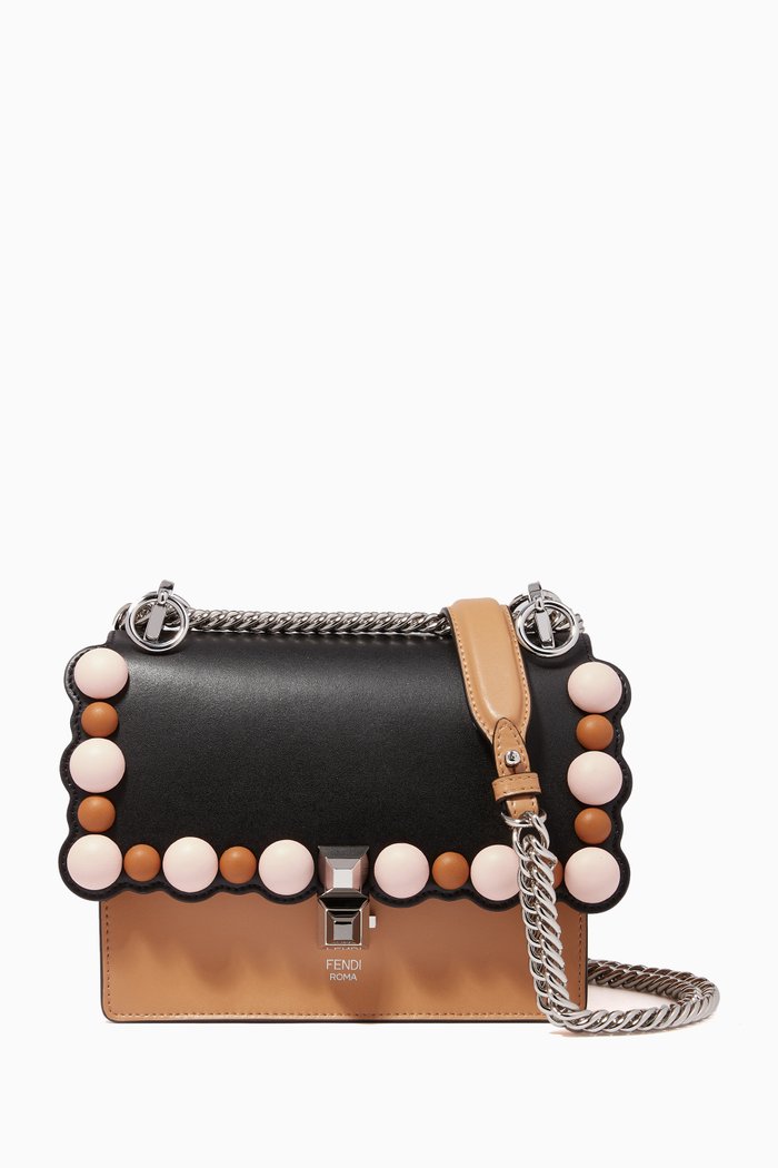 

Black Scalloped Kan I Bag