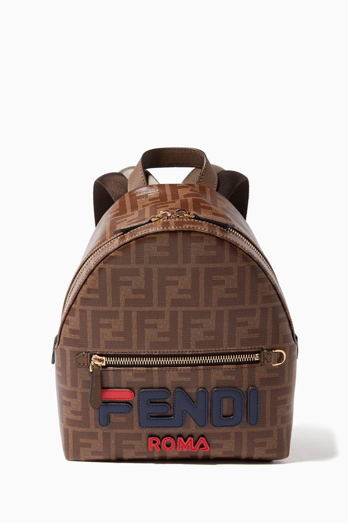 

Brown Mini FF Backpack