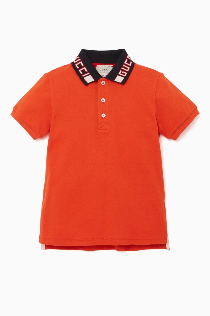 

Logo Polo Shirt, Orange