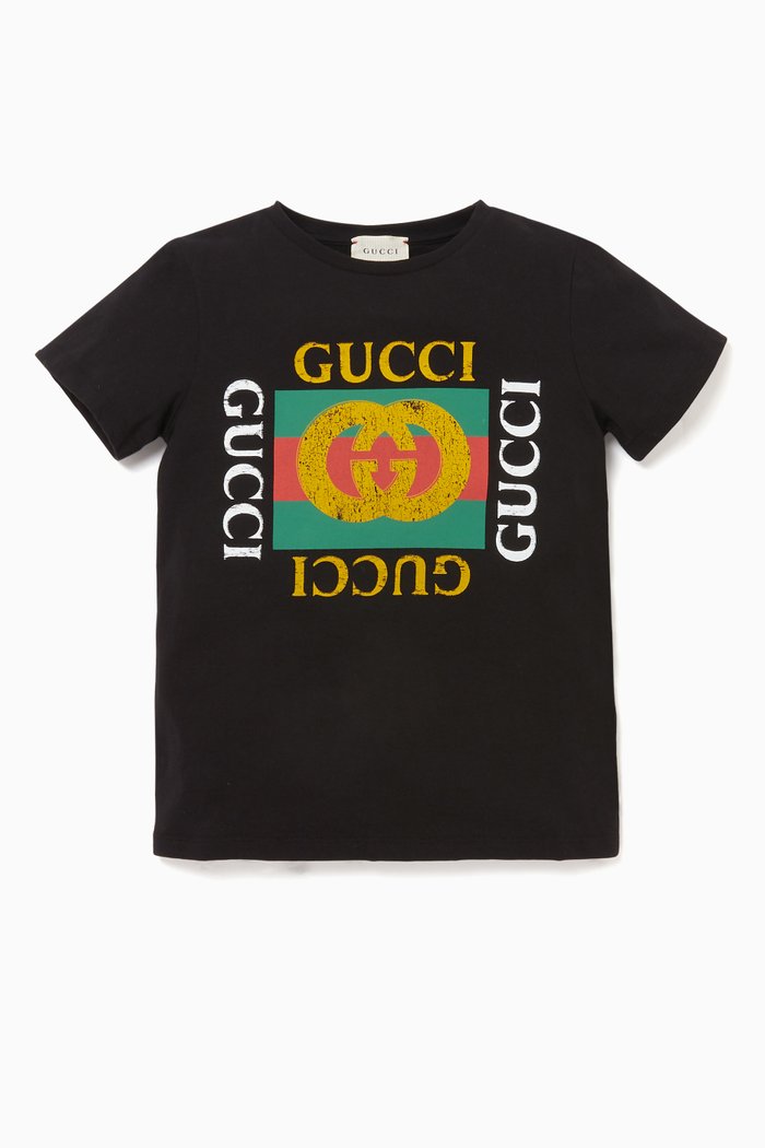

Vintage Printed T-Shirt, Black
