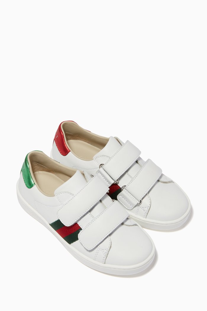 

White Ace Leather Sneakers