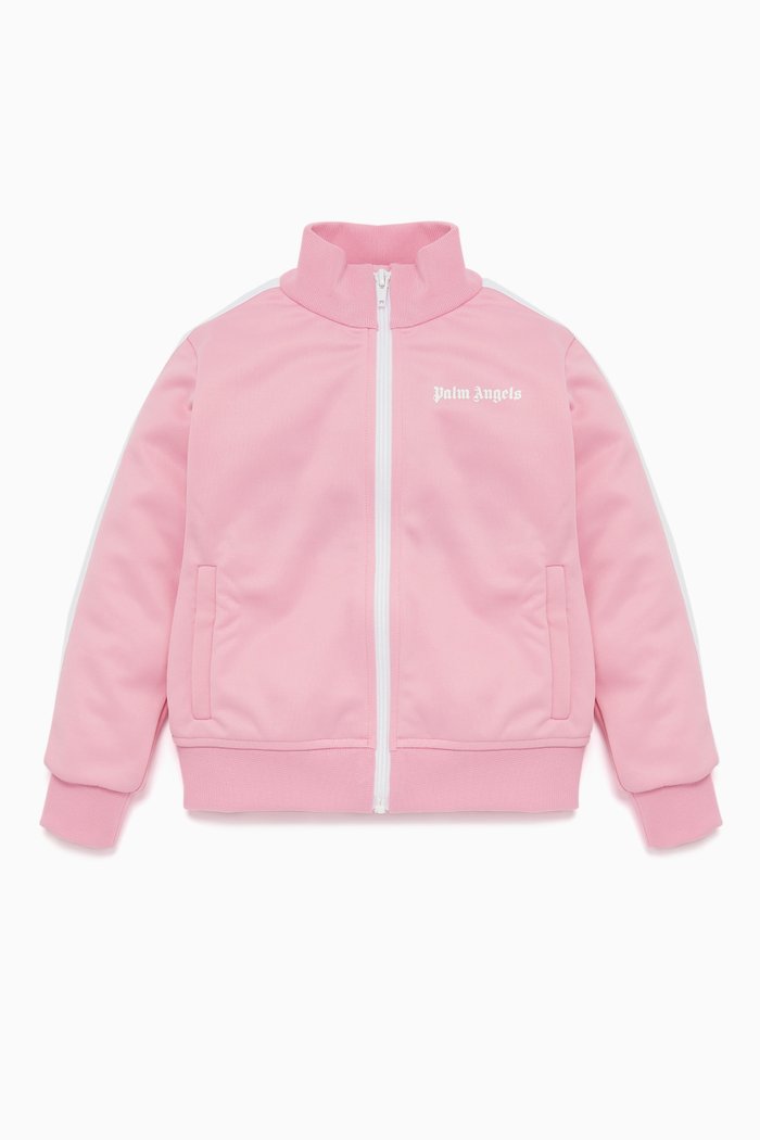 

Logo Embroidered Track Jacket, Pink
