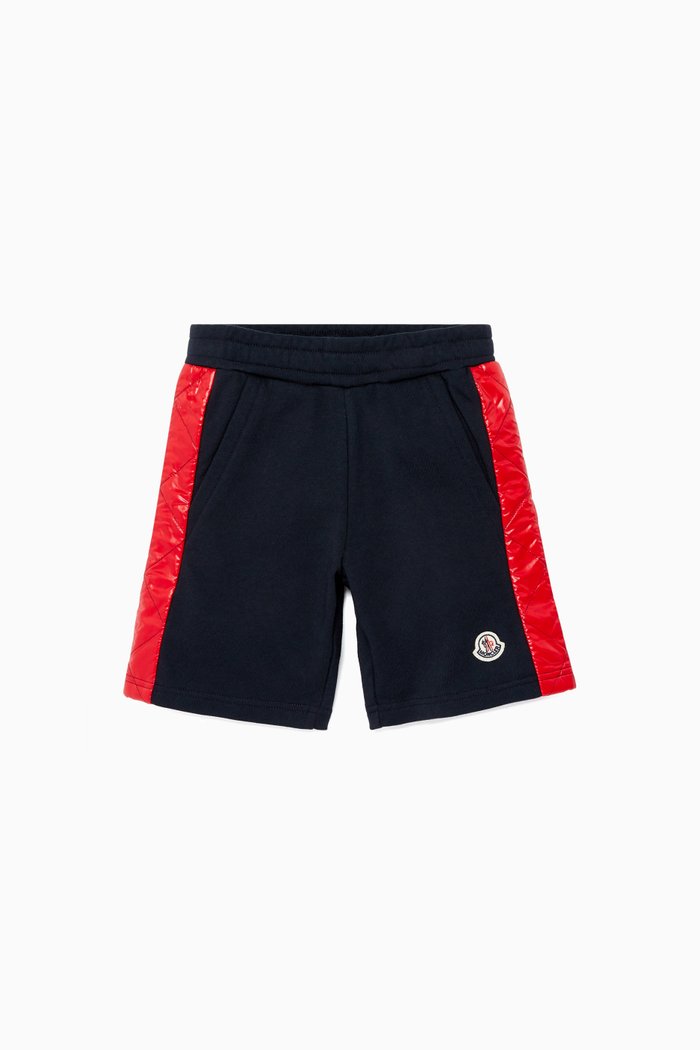 

Navy & Red Bemuda Shorts, Blue