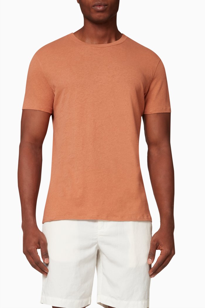 

Lucio Crewneck T-shirt in Jersey, Orange