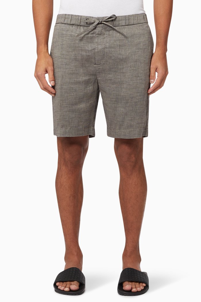 

Felipe Sport Linen Shorts, Grey