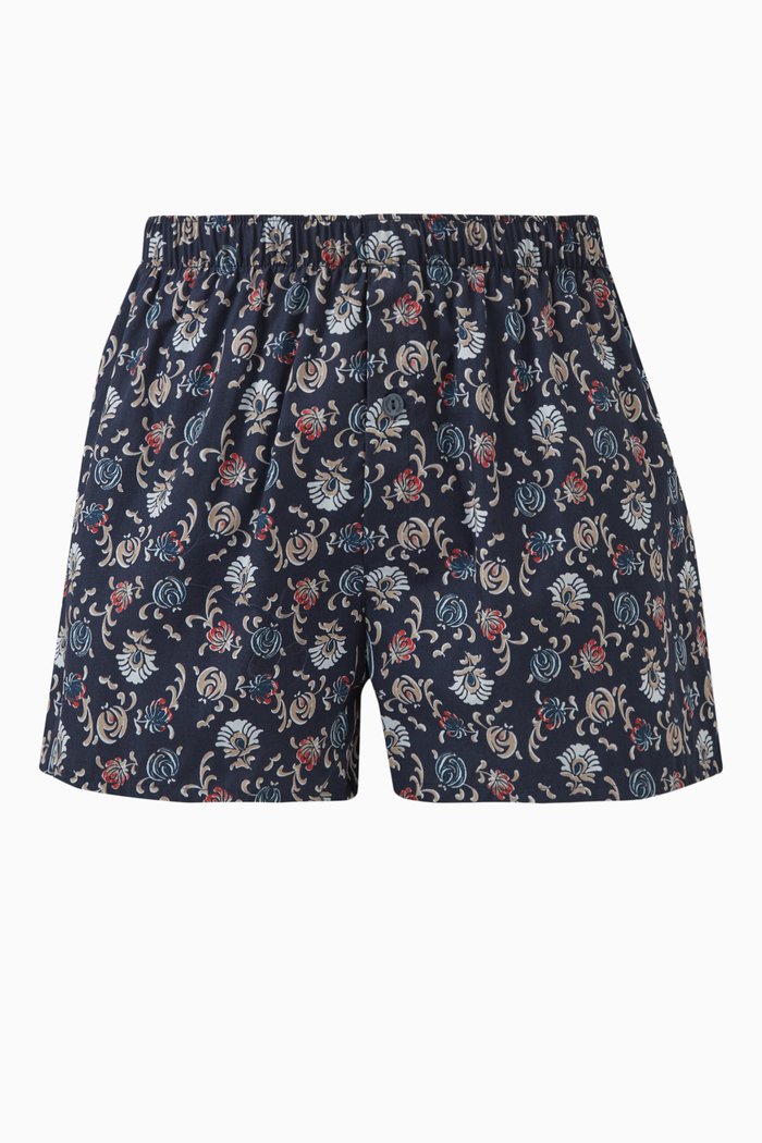 

Fancy Boxers in Cotton, Blue
