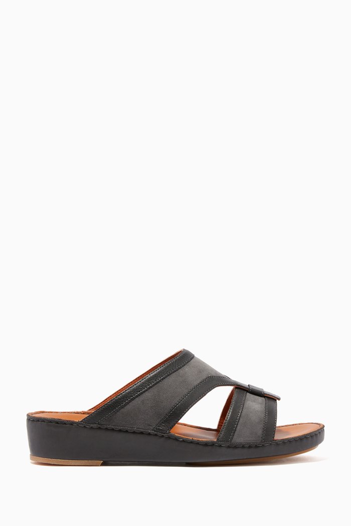 

Grey Suede Clessidra Sandals