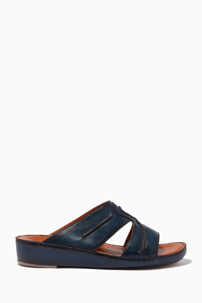 

Peninsula Sandals in Softcalfskin, Blue