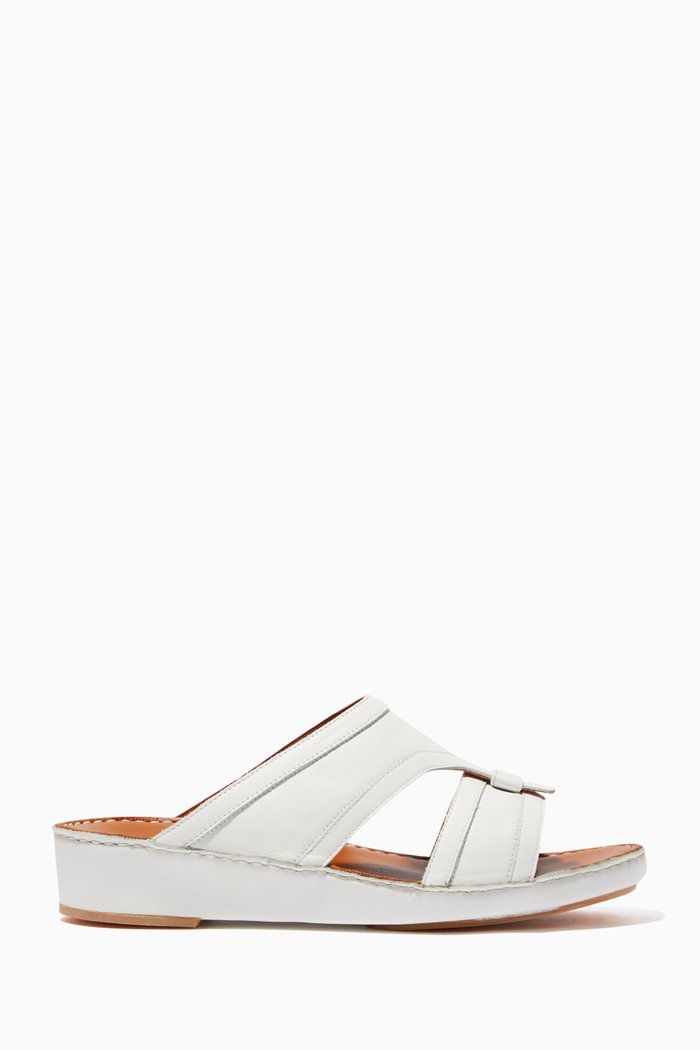 

White Clessidra Calfskin Leather