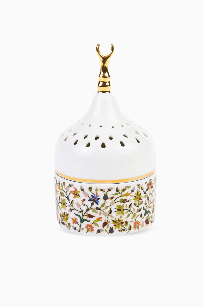 

Perforated Floral Mabkhar, Multicolour