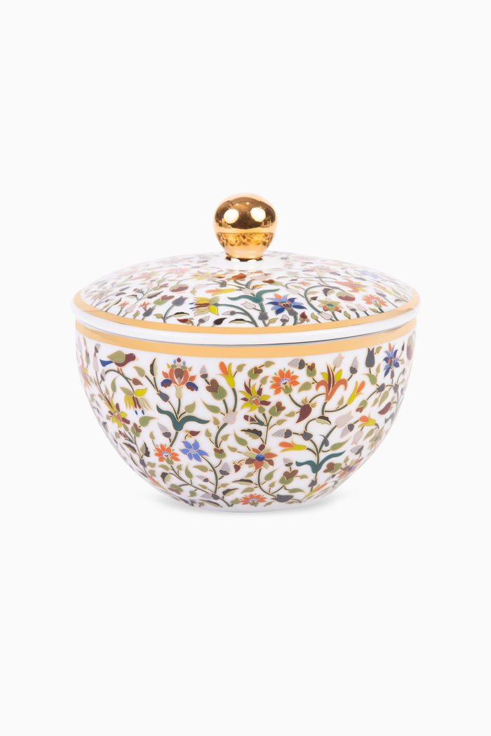 

Floral Sugar Pot, Multicolour