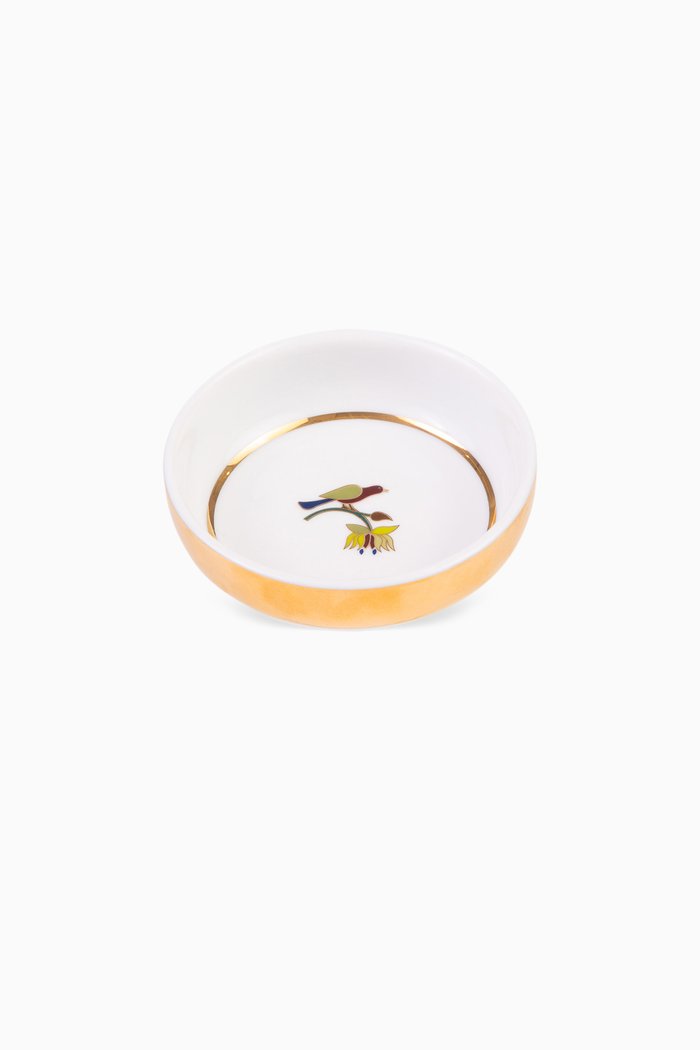 

Small Porcelain Floral Jewelry Tray, Multicolour