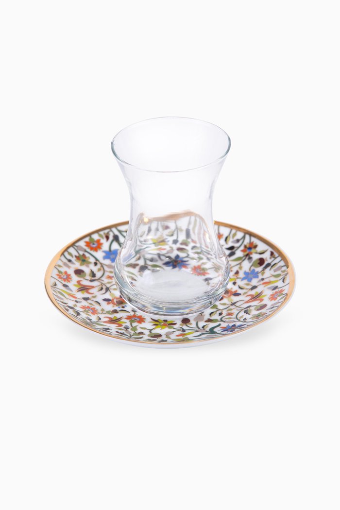 

Floral Istikanah Saucer, Multicolour