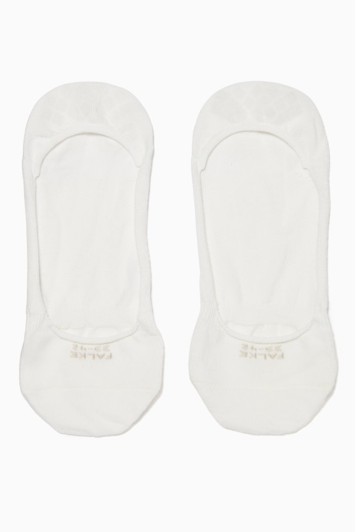 

Off-White Ballerina Step Kids No Show Socks, Neutral