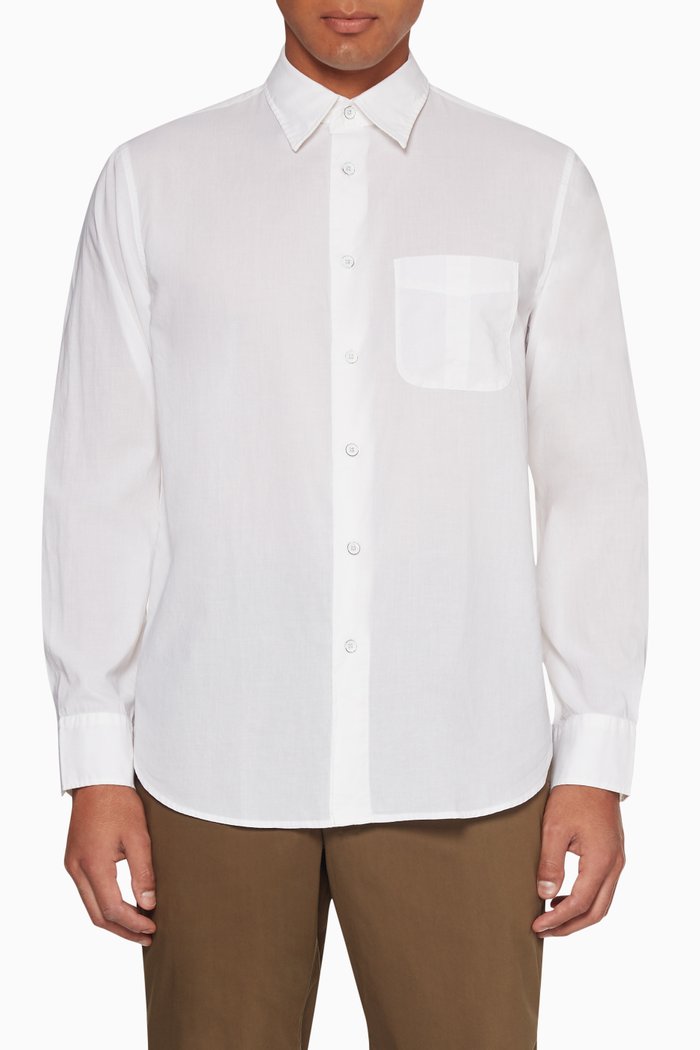 

Fit 3 Cotton Beach Shirt, White