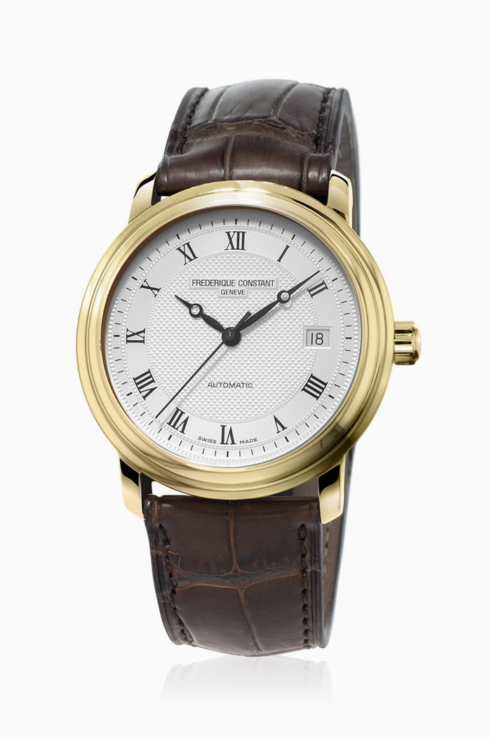 

Classic Automatic Leather Watch, Brown