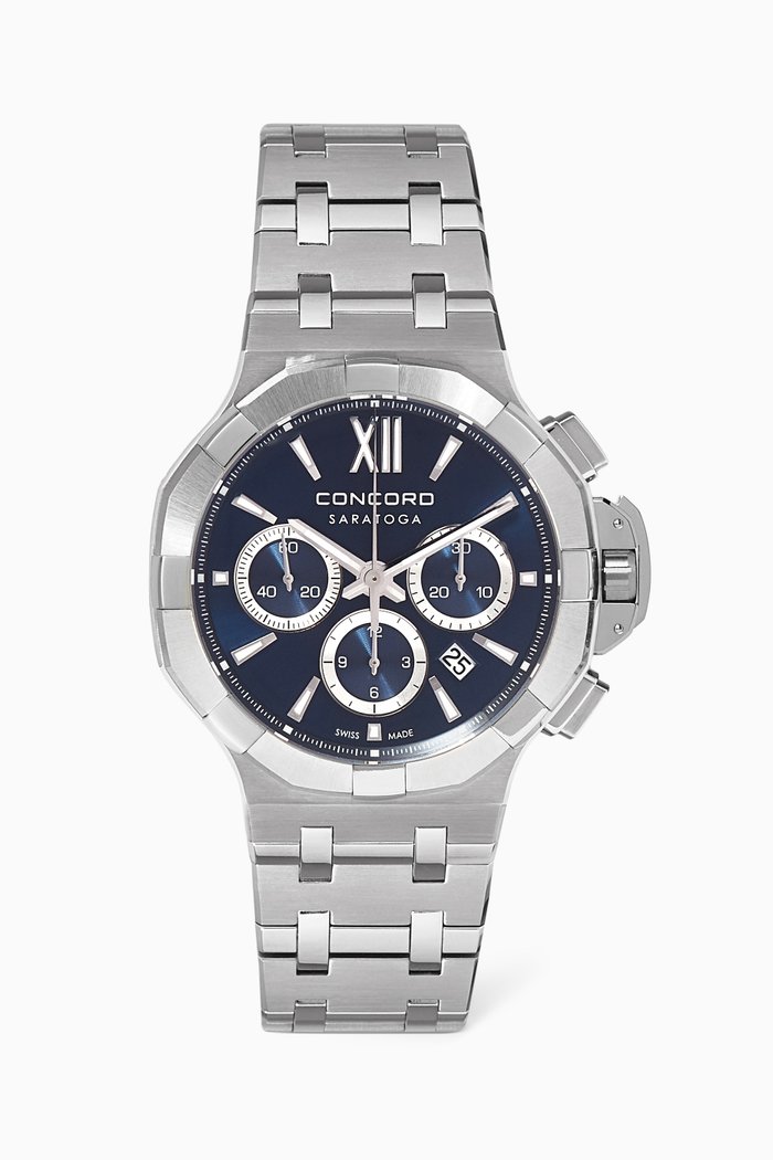 

Saratoga Chronograph Watch, Silver