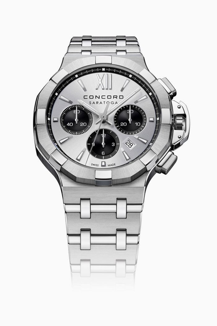 

Saratoga Automatic Chronograph Watch, Silver