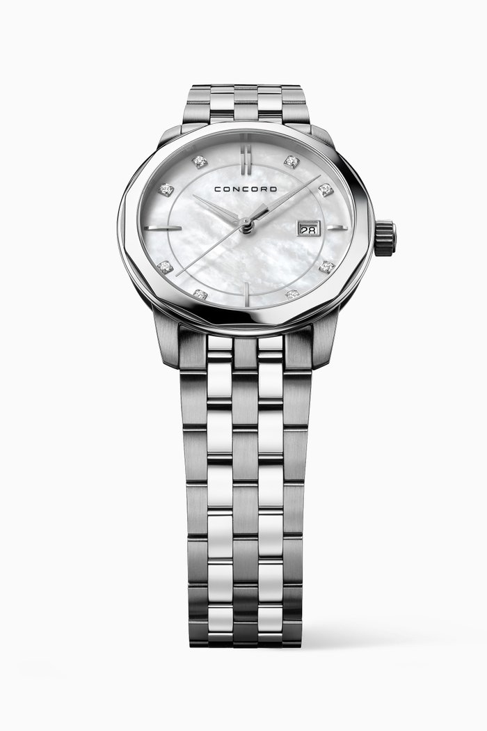 

Bennington Diamond Watch, Silver