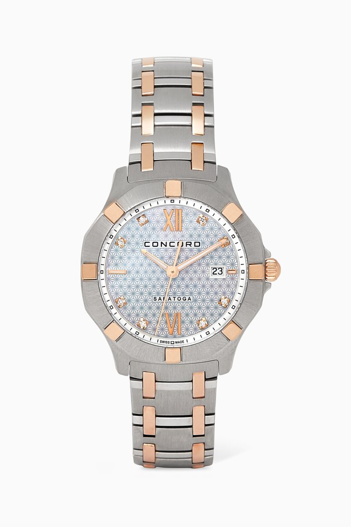 Saratoga Diamond Watch, Multicolour