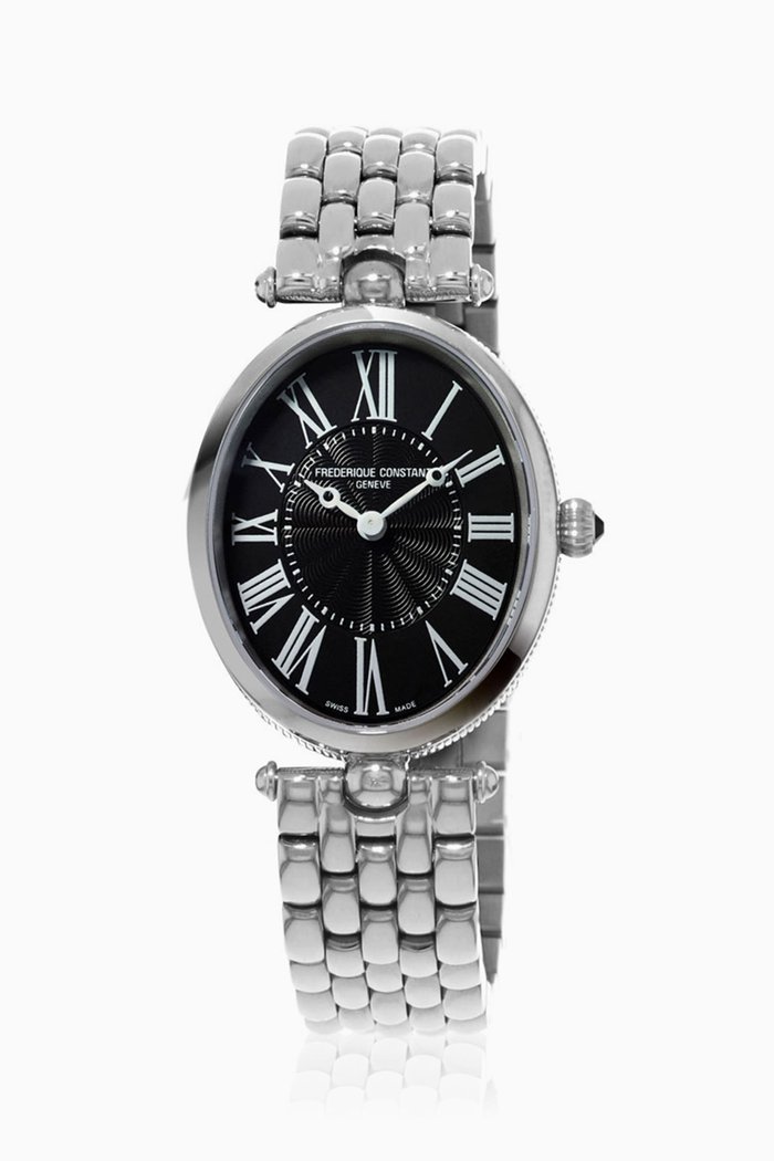 

Art Déco Oval Watch, Silver
