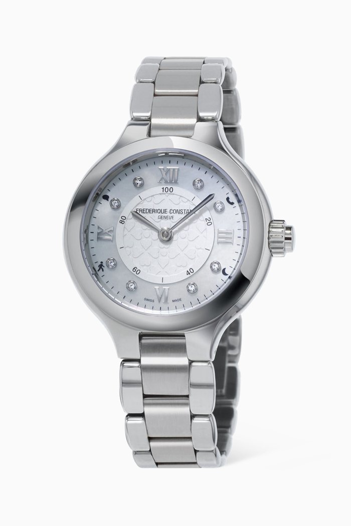 

Horological Bracelet Smartwatch, Silver