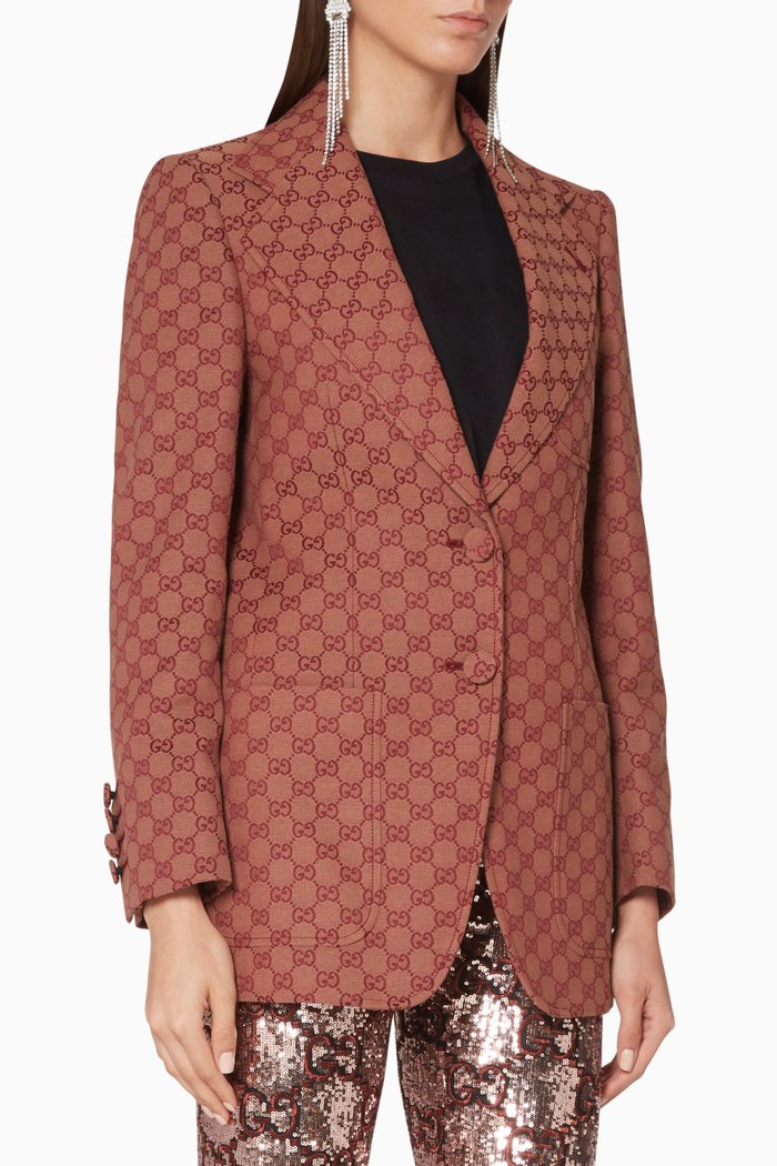 

GG Canvas Jacket, Neutral