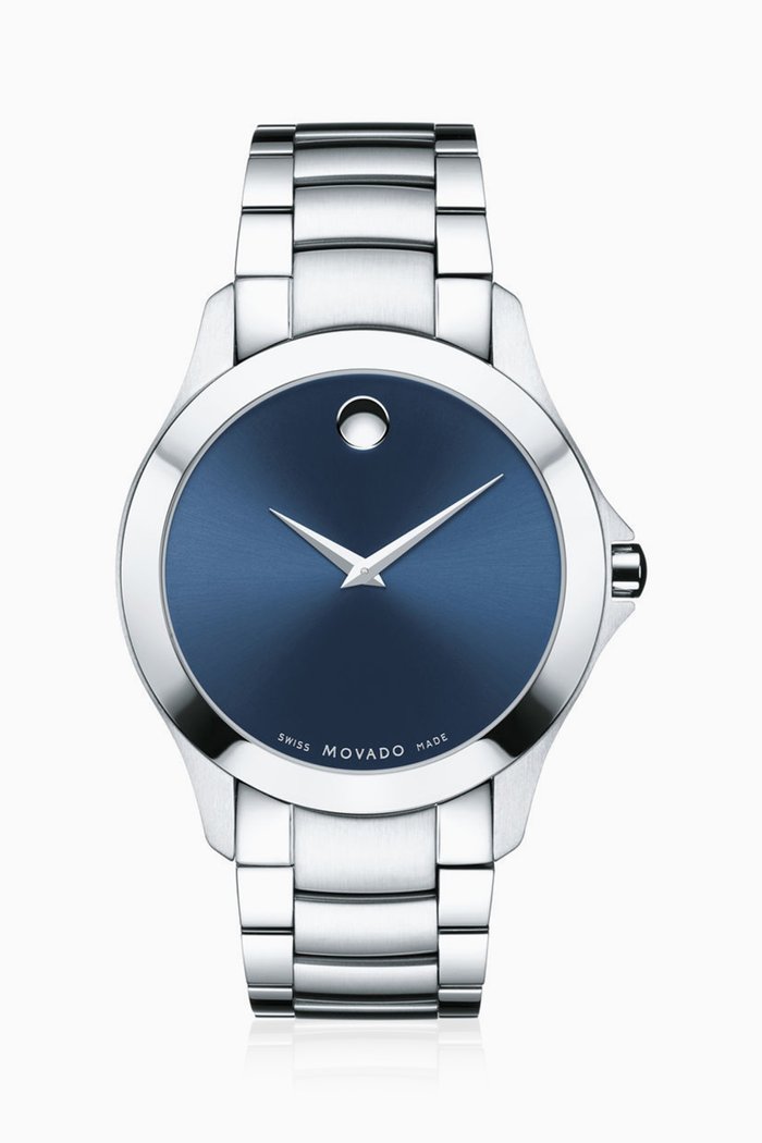 

Masino Blue Dial Stainless Steel Watch, Silver