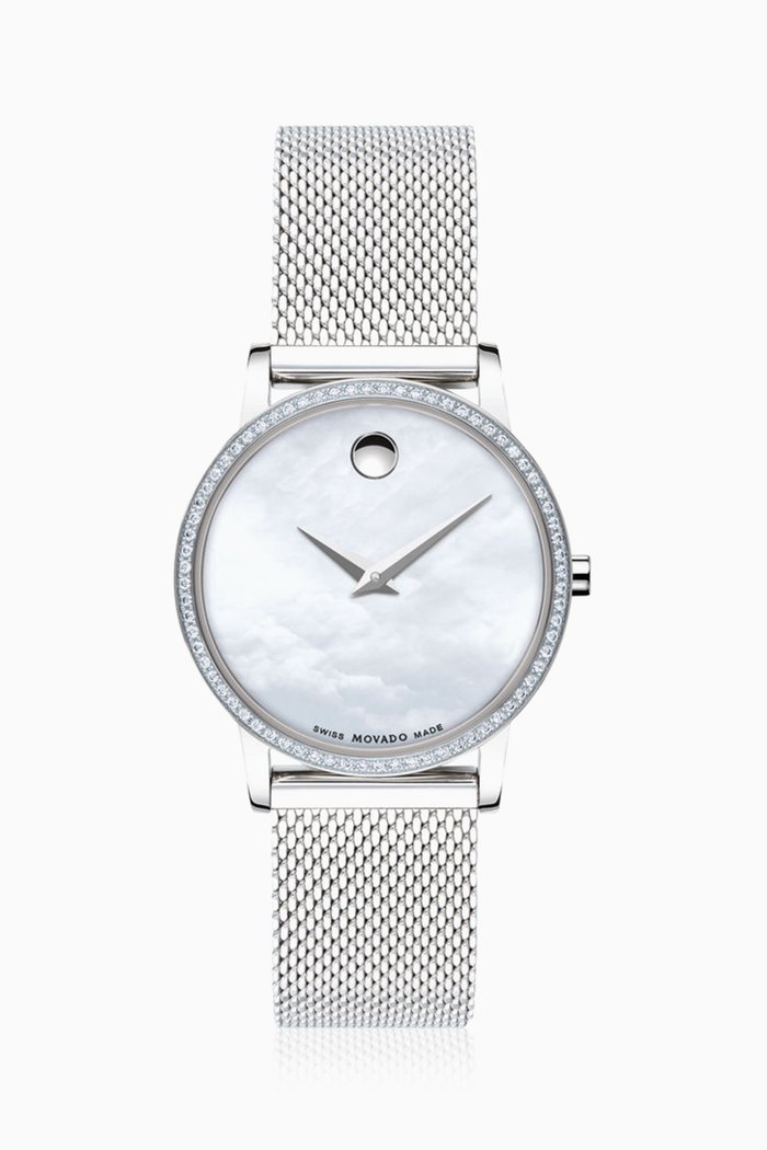 

Museum Mother-Of-Pearl Watch, Silver