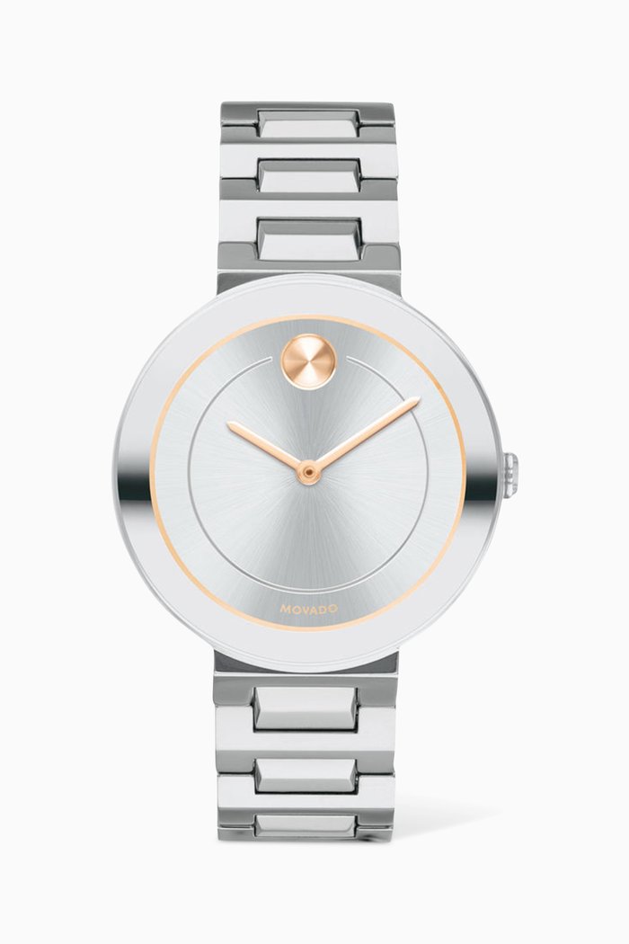 

Luxe Quartz Watch, Silver