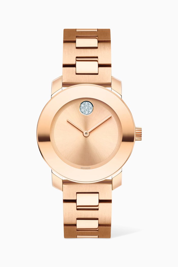 

Metals Quartz Watch, Rose gold