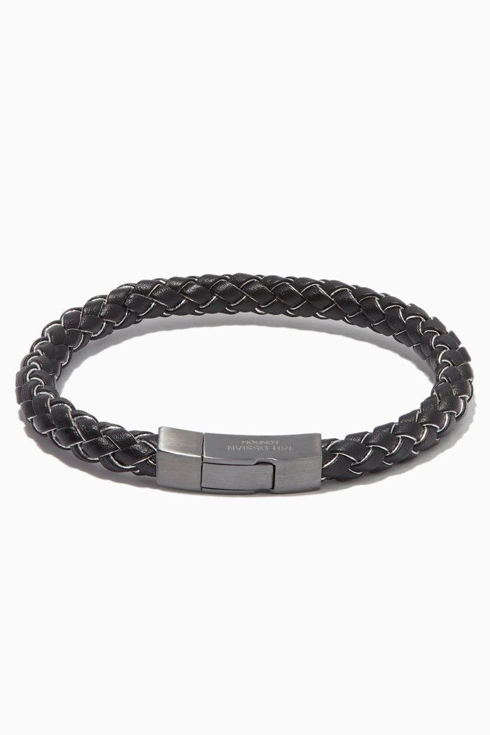 

Click Tocco Leather Bracelet, Black