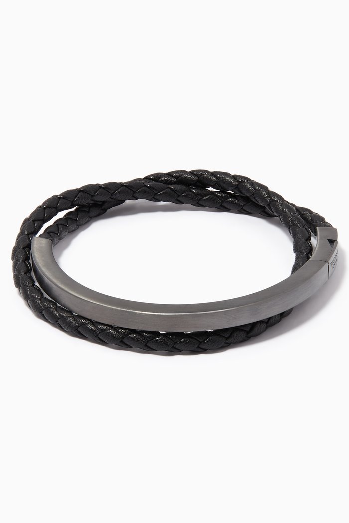 

Braided Wrap Bracelet, Black