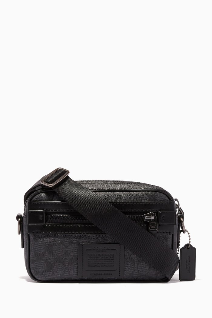 

Academy Signature Canvas Crossbody Bag, Grey